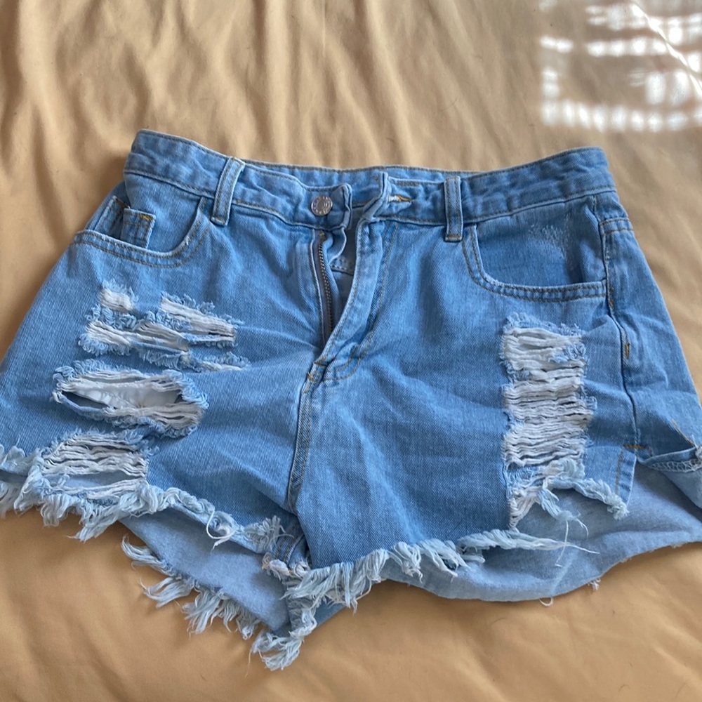 shein ripped shorts